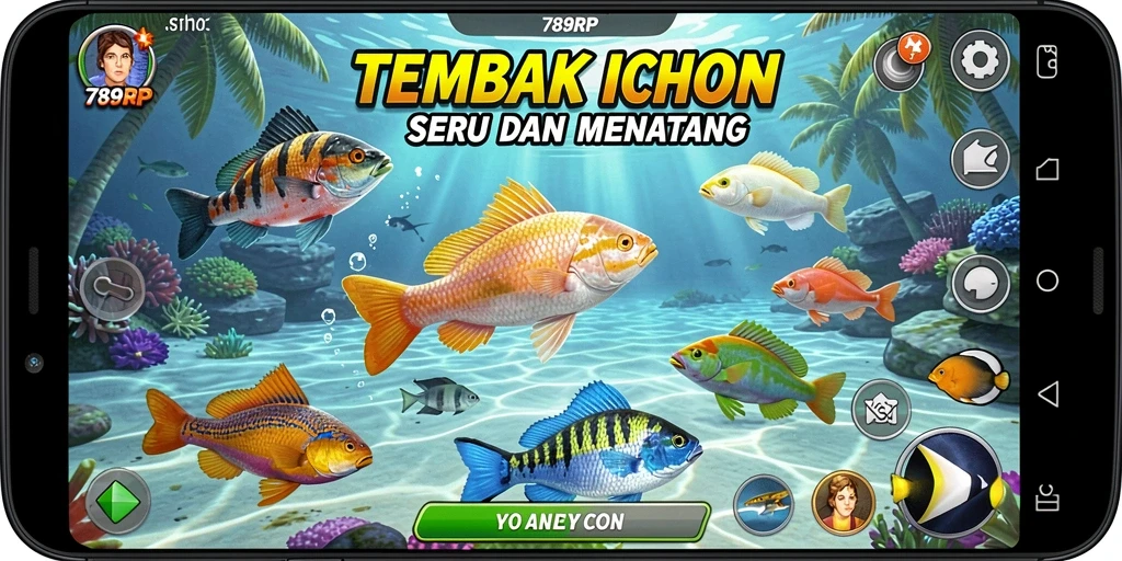 Screenshot gameplay Tembak Ikan yang menarik dan menantang di 789RP.