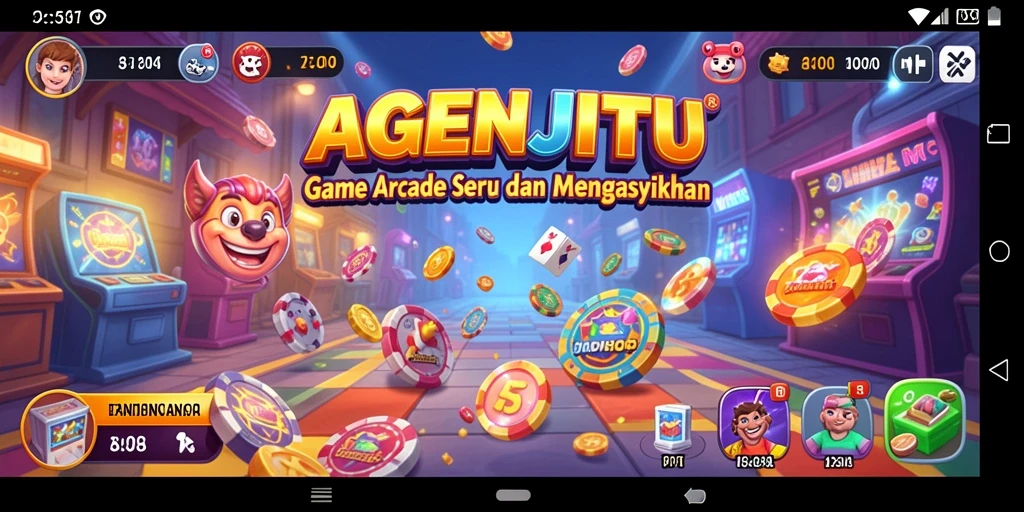 Tampilan menarik dari gameplay AGENJITU yang penuh aksi.