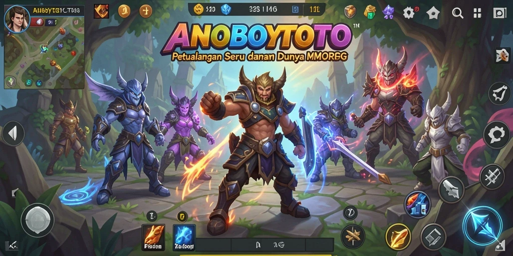 Gameplay seru ANOBOYTOTO dalam dunia MMORPG.