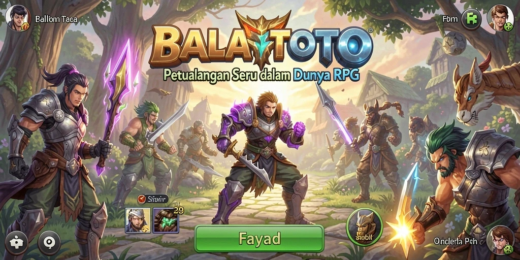 Gameplay BALAITOTO yang mendebarkan dengan karakter menarik.