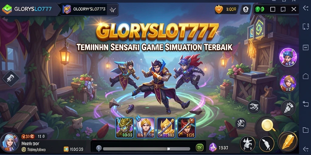 Tampilan gameplay utama GLORYSLOT777 yang menarik dan mendebarkan.