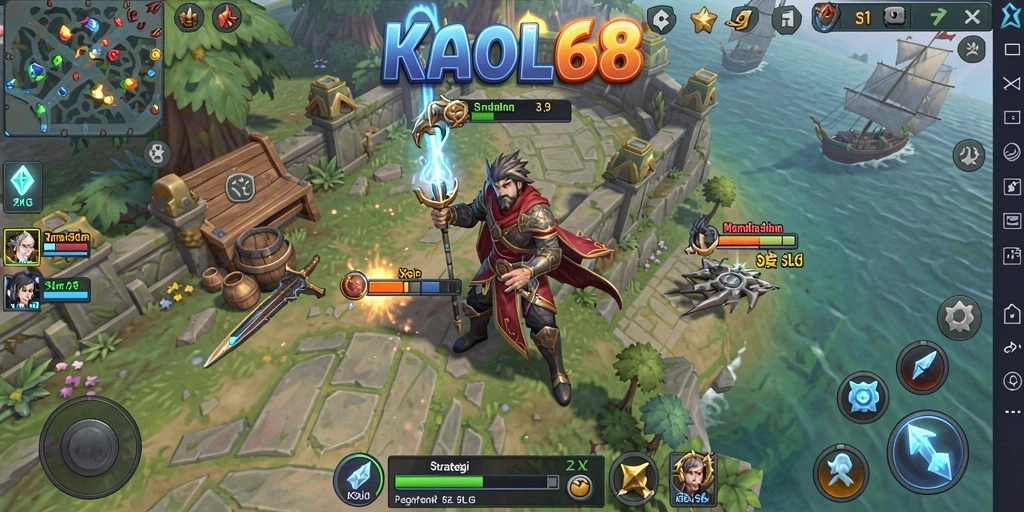 Gameplay KAOL68 yang mengasyikkan dan penuh strategi.