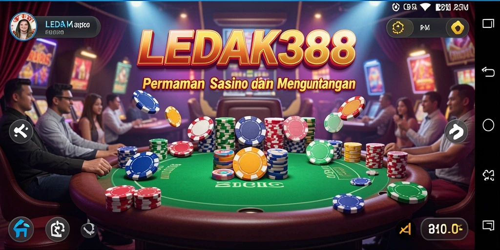 Screenshot utama LEDAK388 menampilkan gameplay menarik dan grafis tinggi.