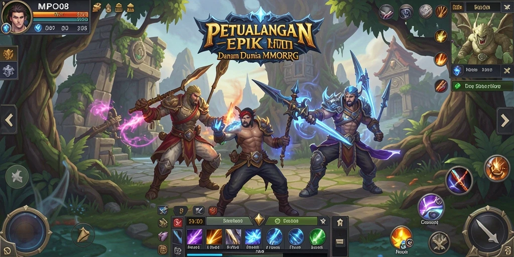 Tampilan gameplay MPO08 yang seru dan menantang di dunia MMORPG.