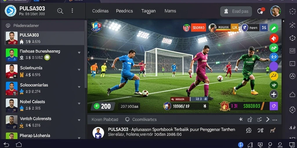 Tampilan antarmuka PULSA303 yang user-friendly saat bermain Sportsbook.