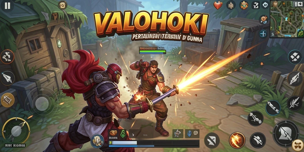 Tampilan gameplay VALOHOKI yang seru dan penuh aksi.