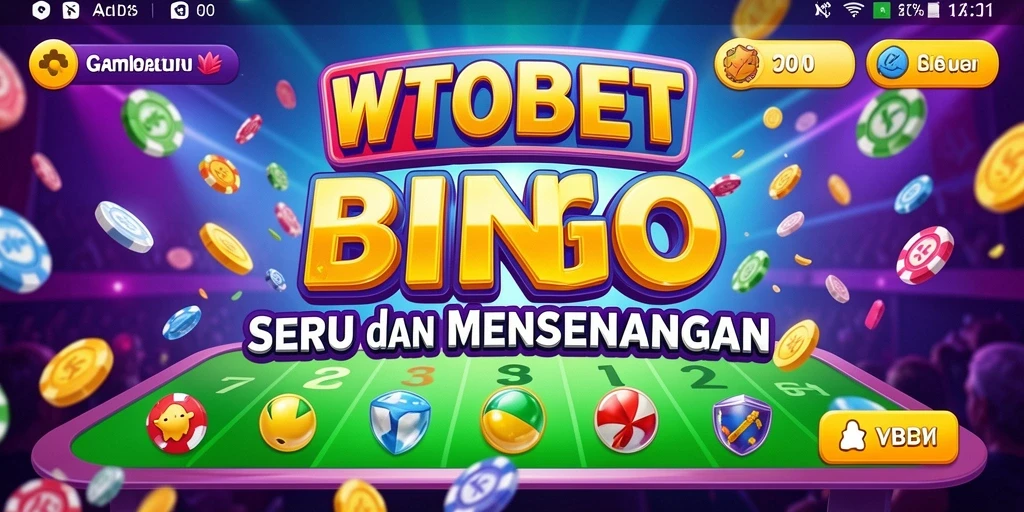 Screenshot gameplay WTOBET yang menampilkan keseruan bermain Bingo.