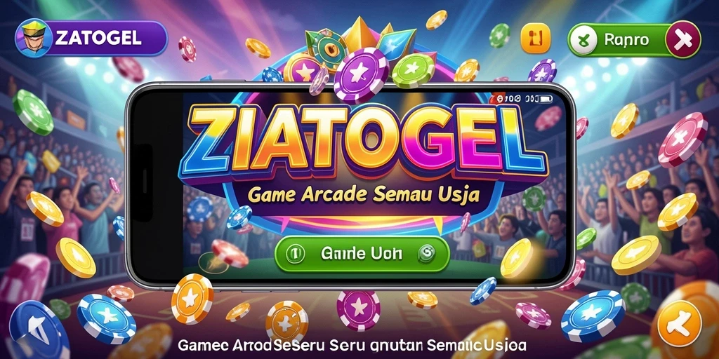 Tampilan gameplay ZIATOGEL yang seru dan menarik.
